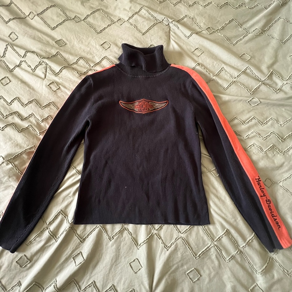 Vintage Harley Davidson turtleneck